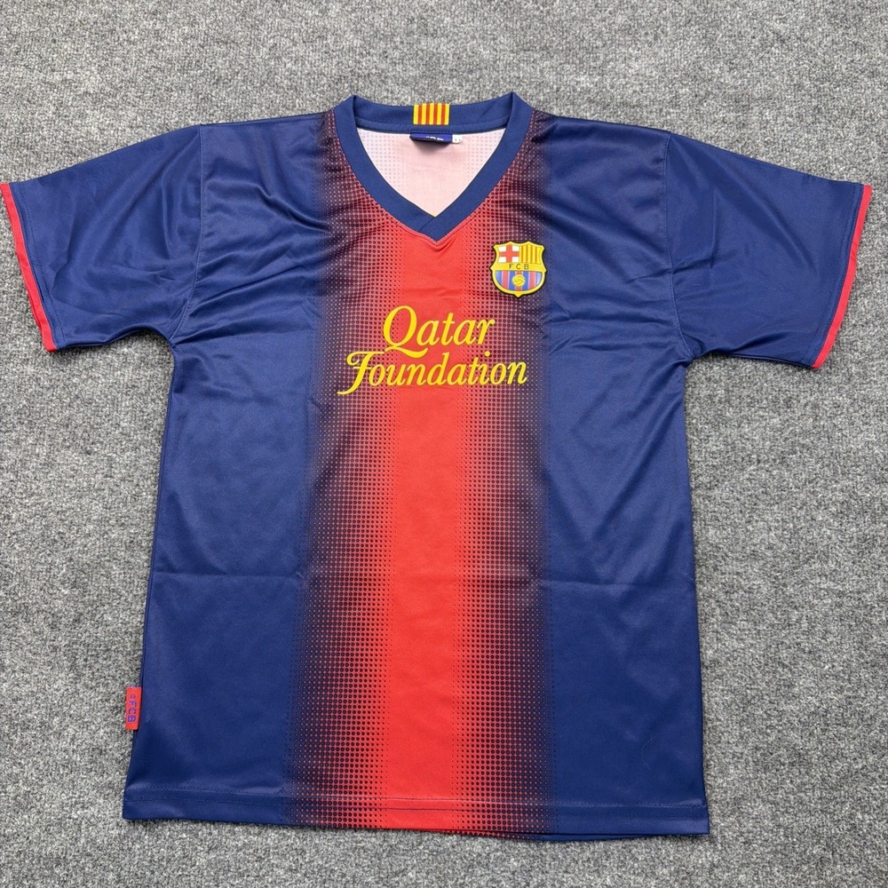 Lionel Messi #10 FCB Sz 14/Small Qatar Jersey Shirt Soccer‎ Futbol Sports Soccer